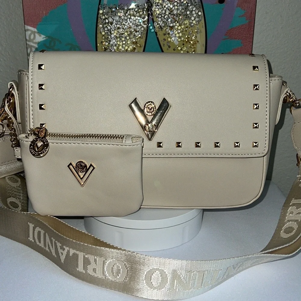 Valentino Orlandi Top Handle Crossbody Bag with Pouch - Picture 4 of 16